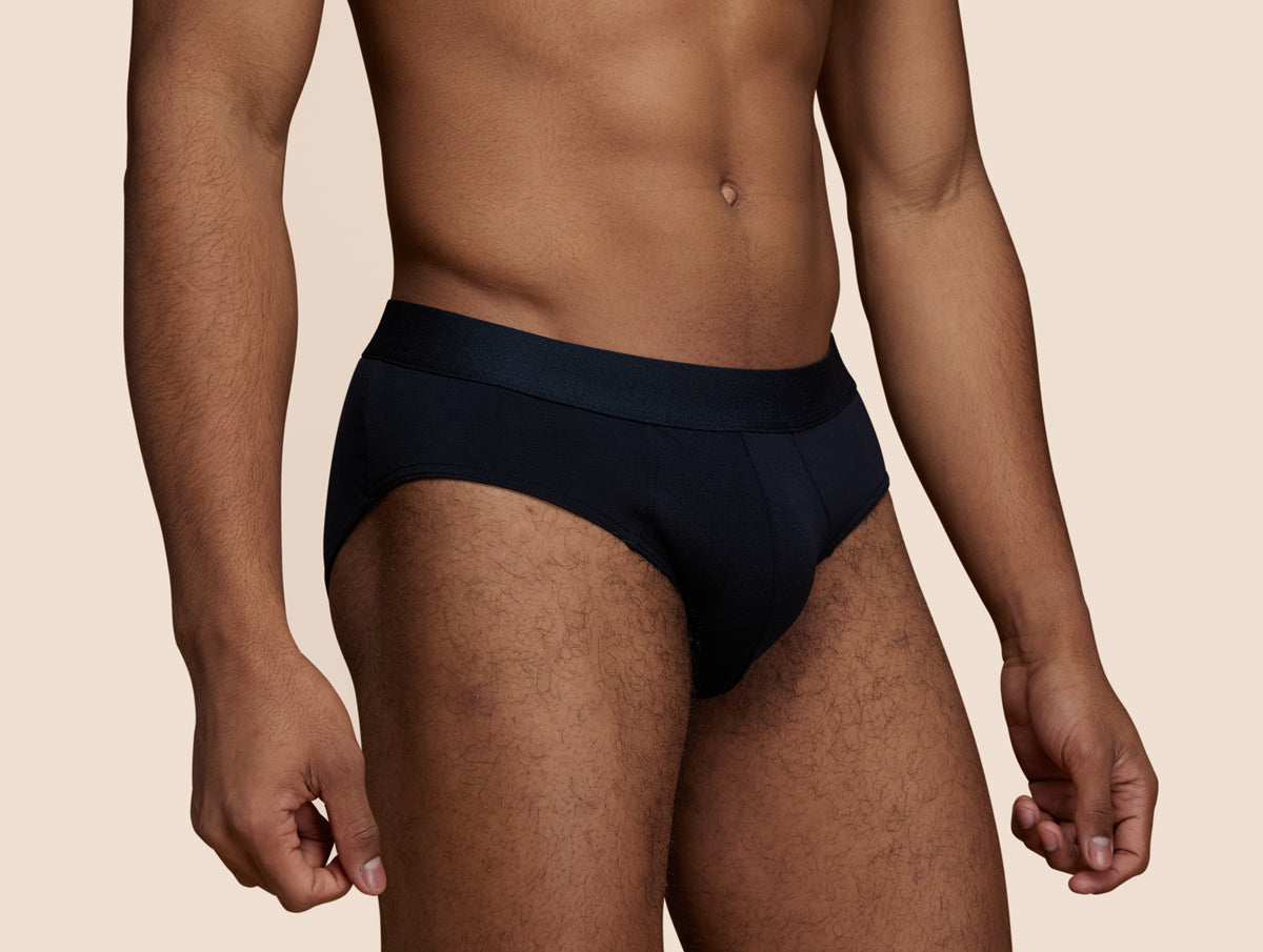 p-trone-slip-sport-slip-homme-bleu-marine-m-anti-odeurs image 4