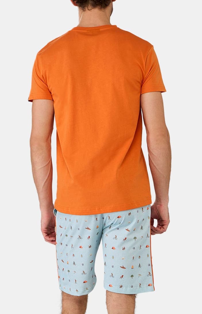 arthur-bob-camping-pyjashort-celadon-coton-bio image 6