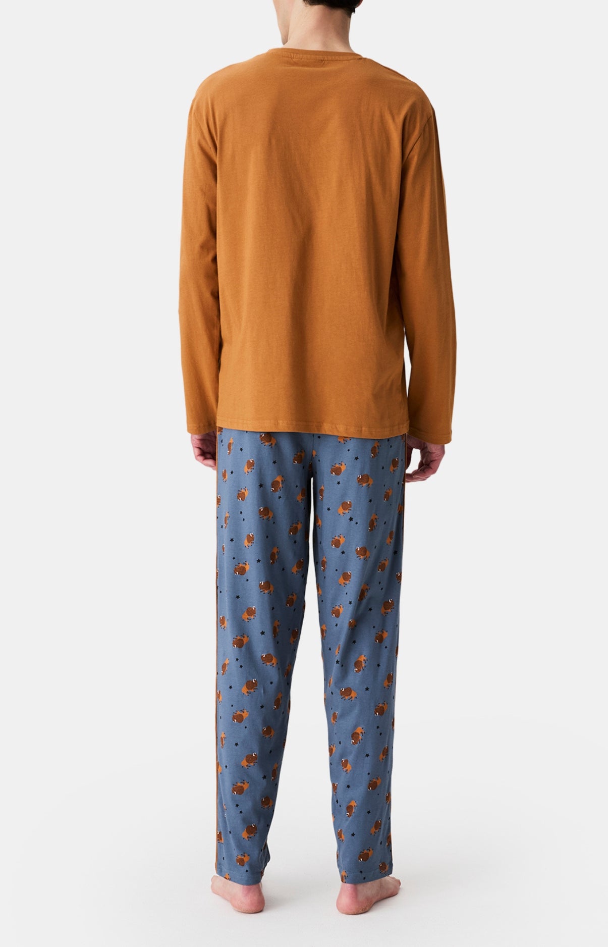 arthur-bob-en-plaine-nuit-pyjama-homme-ardoise-coton-bio image 6