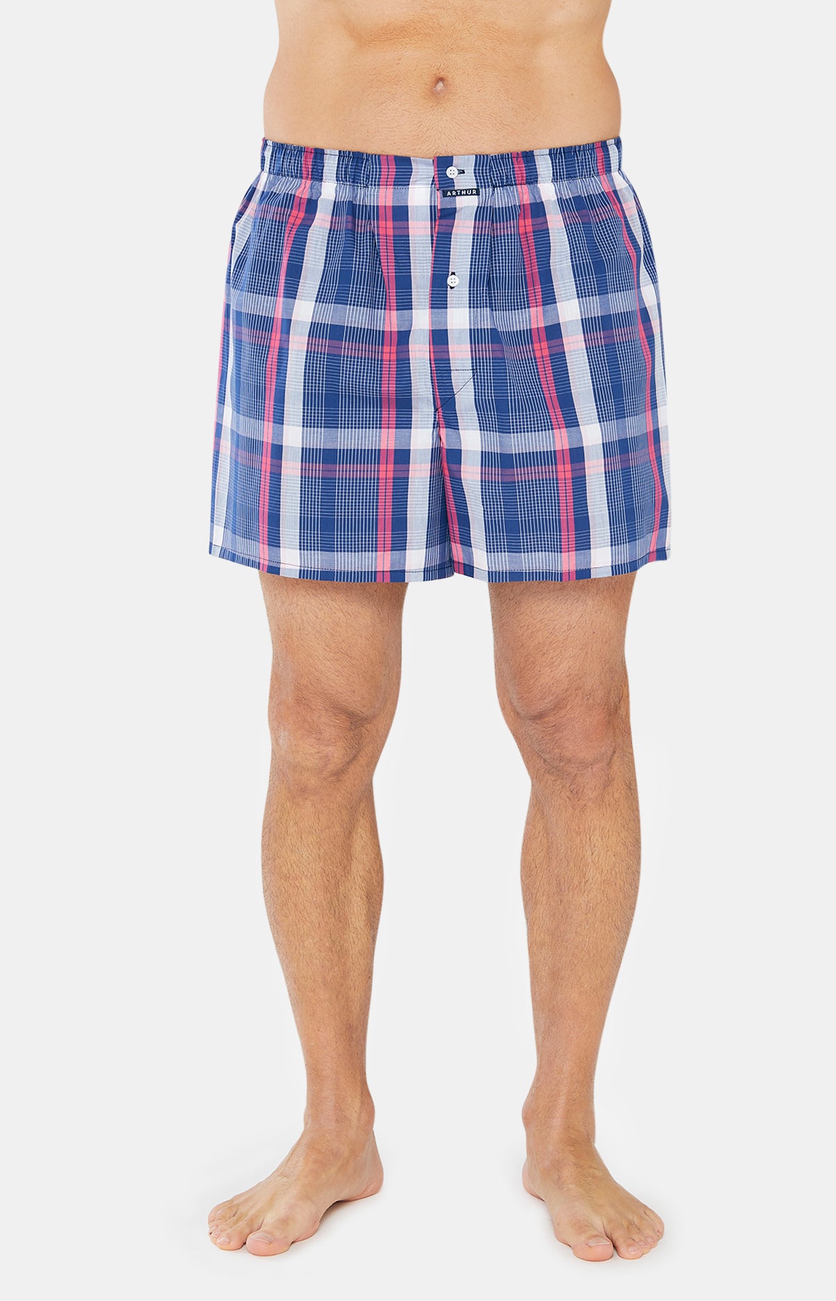 arthur-bob-op-ra-pyjam-ricain-homme-marine-coton image 4