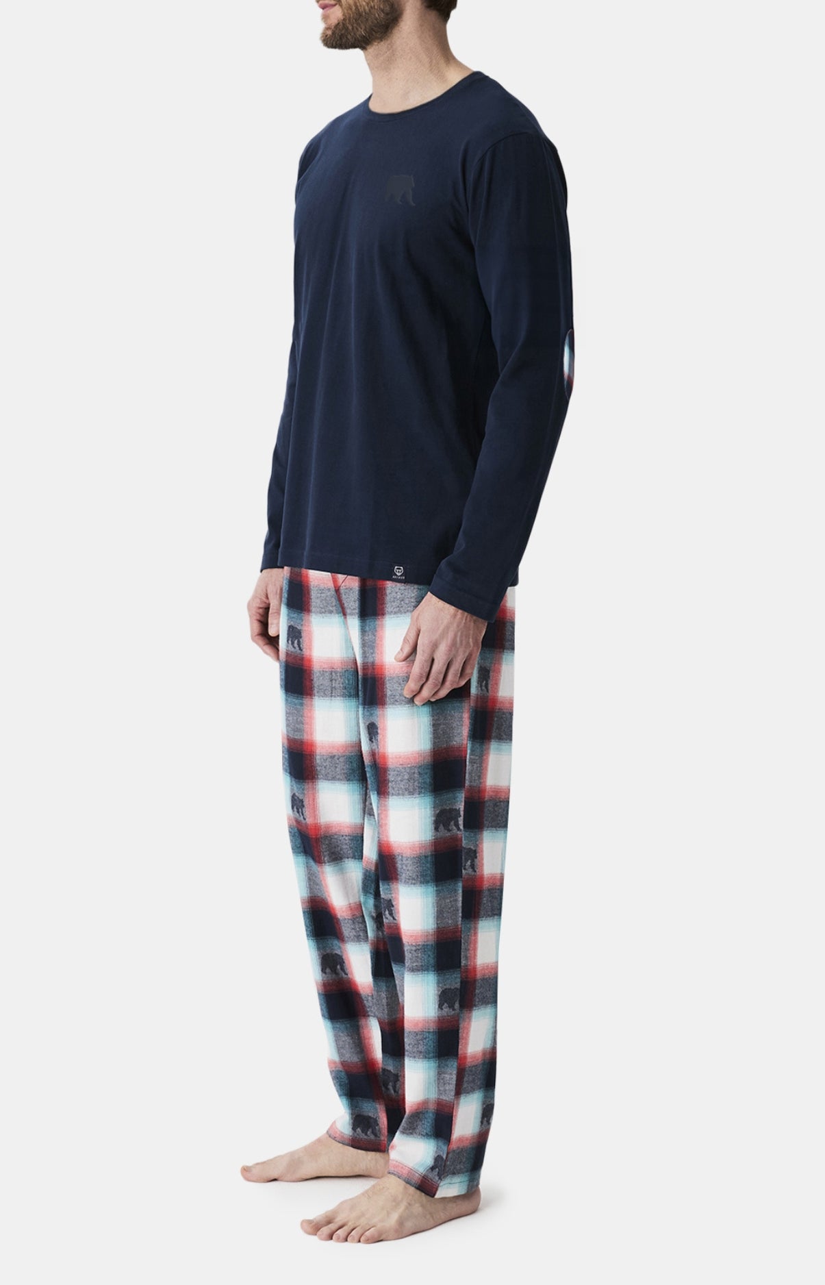 arthur-bob-bear-pyjama-ours-flanelle-multicolore-chaud image 5