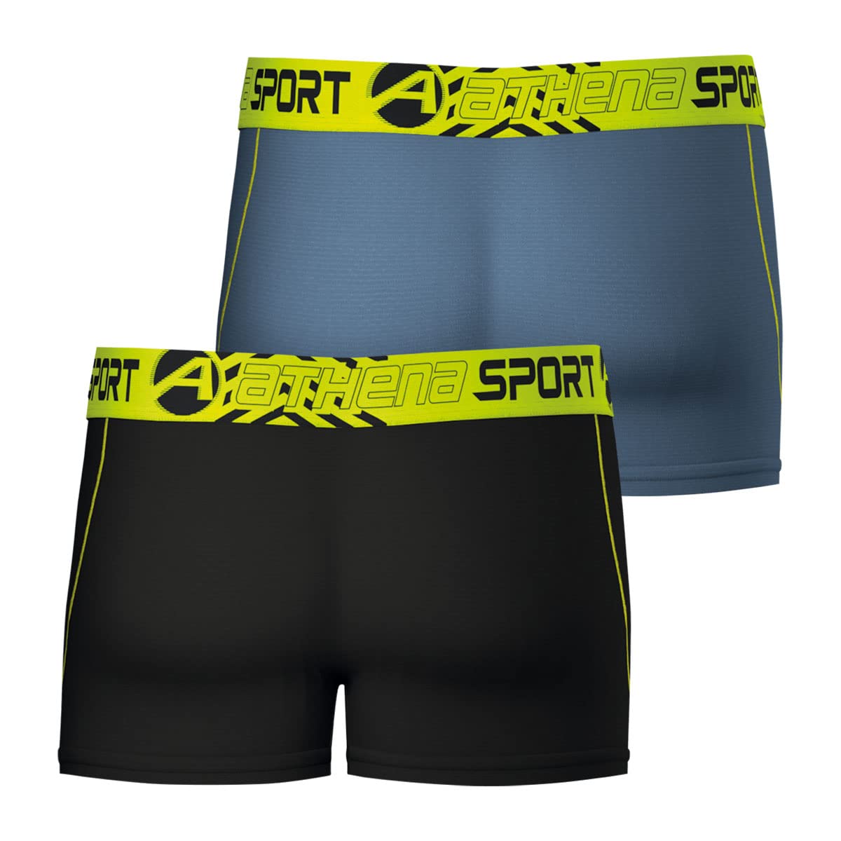 athena-air-fit-lot-2-boxers-homme-noir-mesh-taille-m image 5