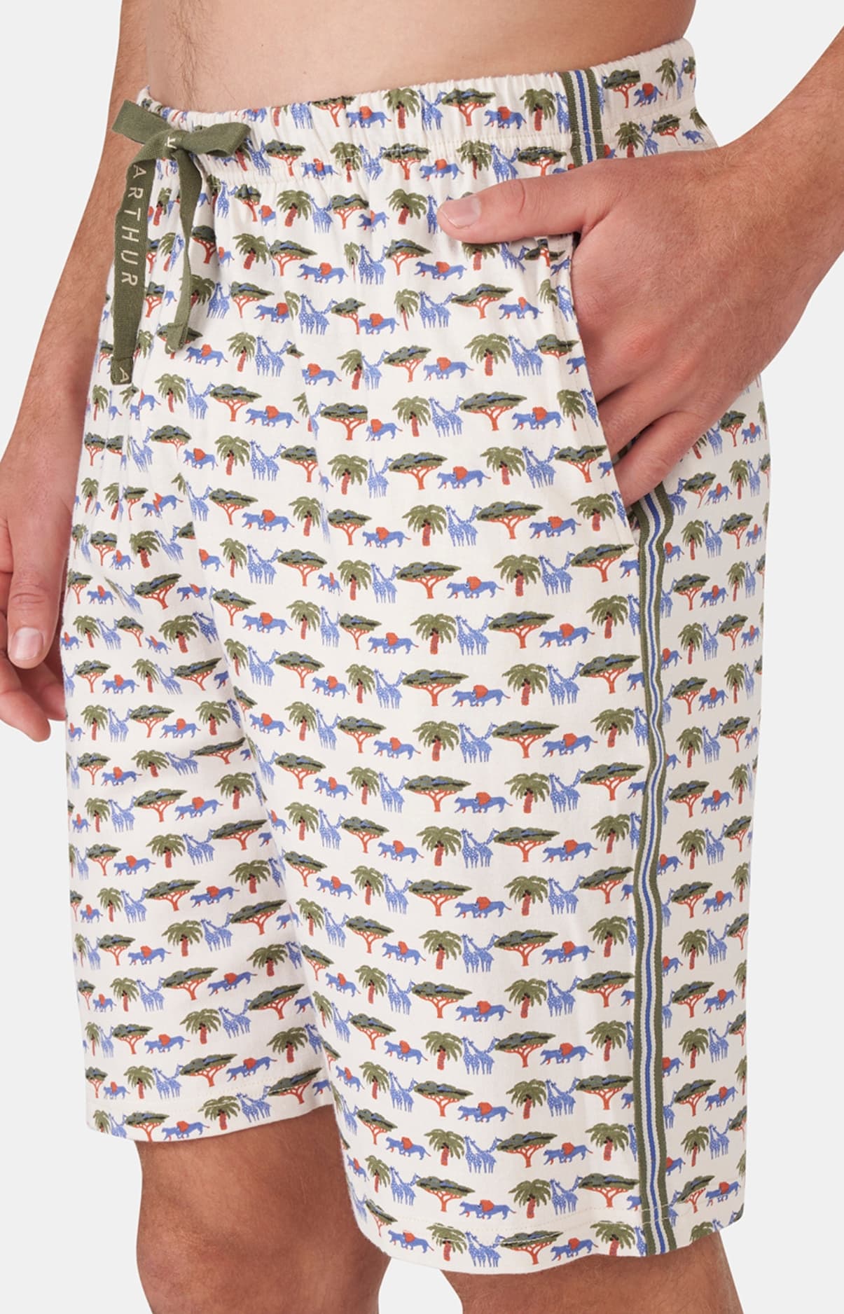 arthur-bob-comment-savane-pyjashort-homme-multicolore image 6