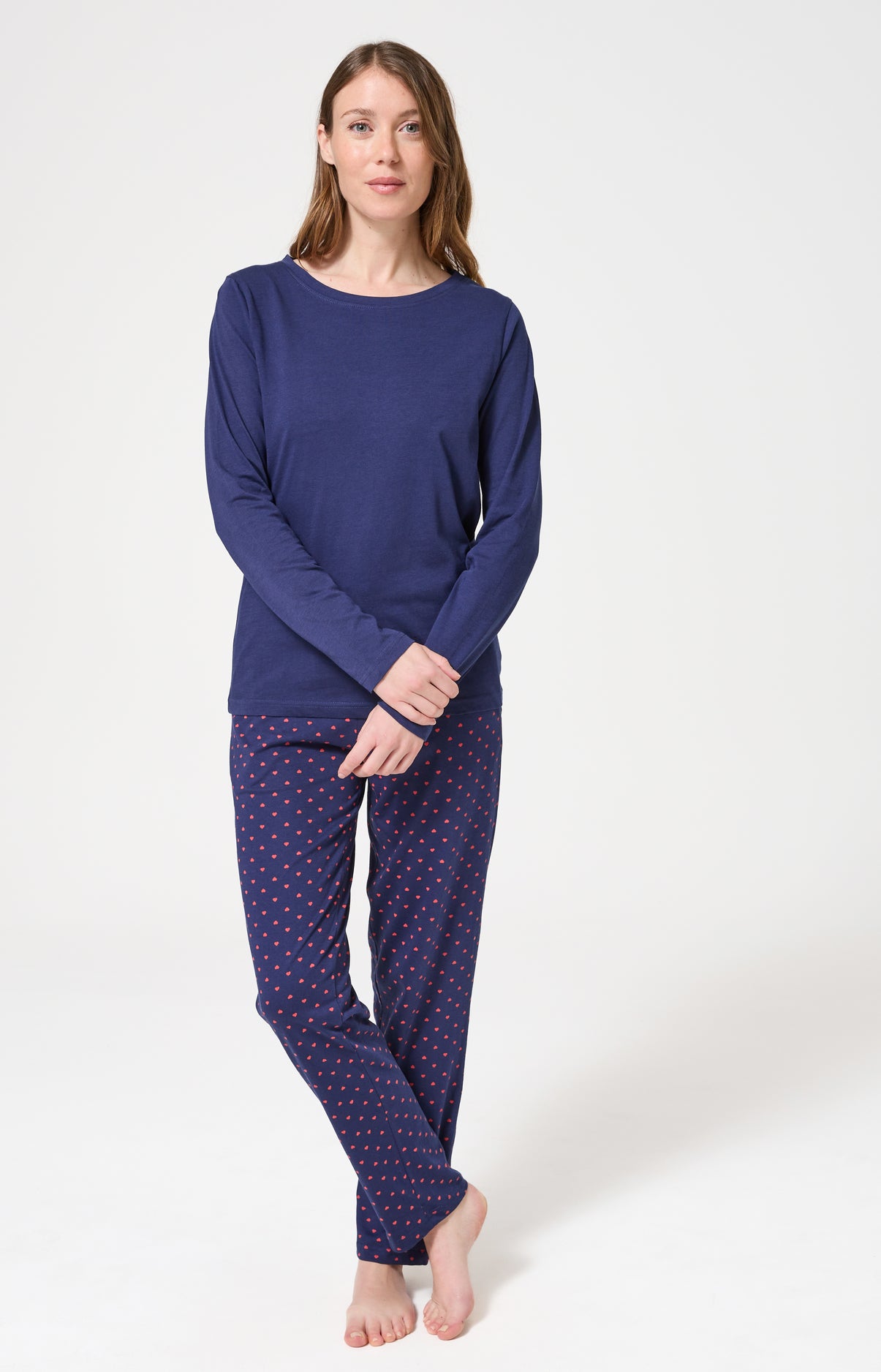 arthur-bob-valentine-pyjama-femme-rouge-coton-bio image 5