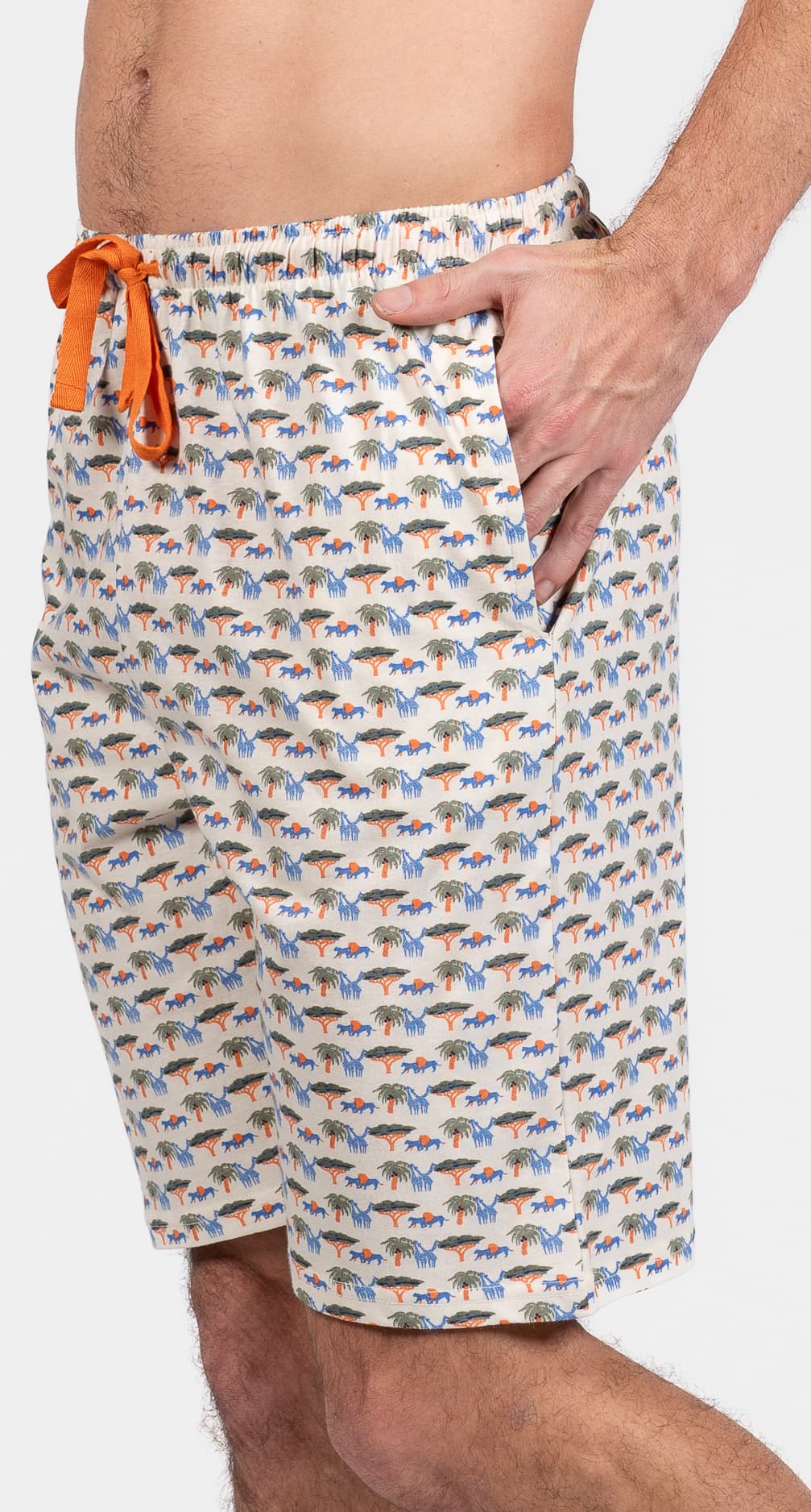 arthur-bob-pyjashort-savane-ecru-l-jersey-coton image 4