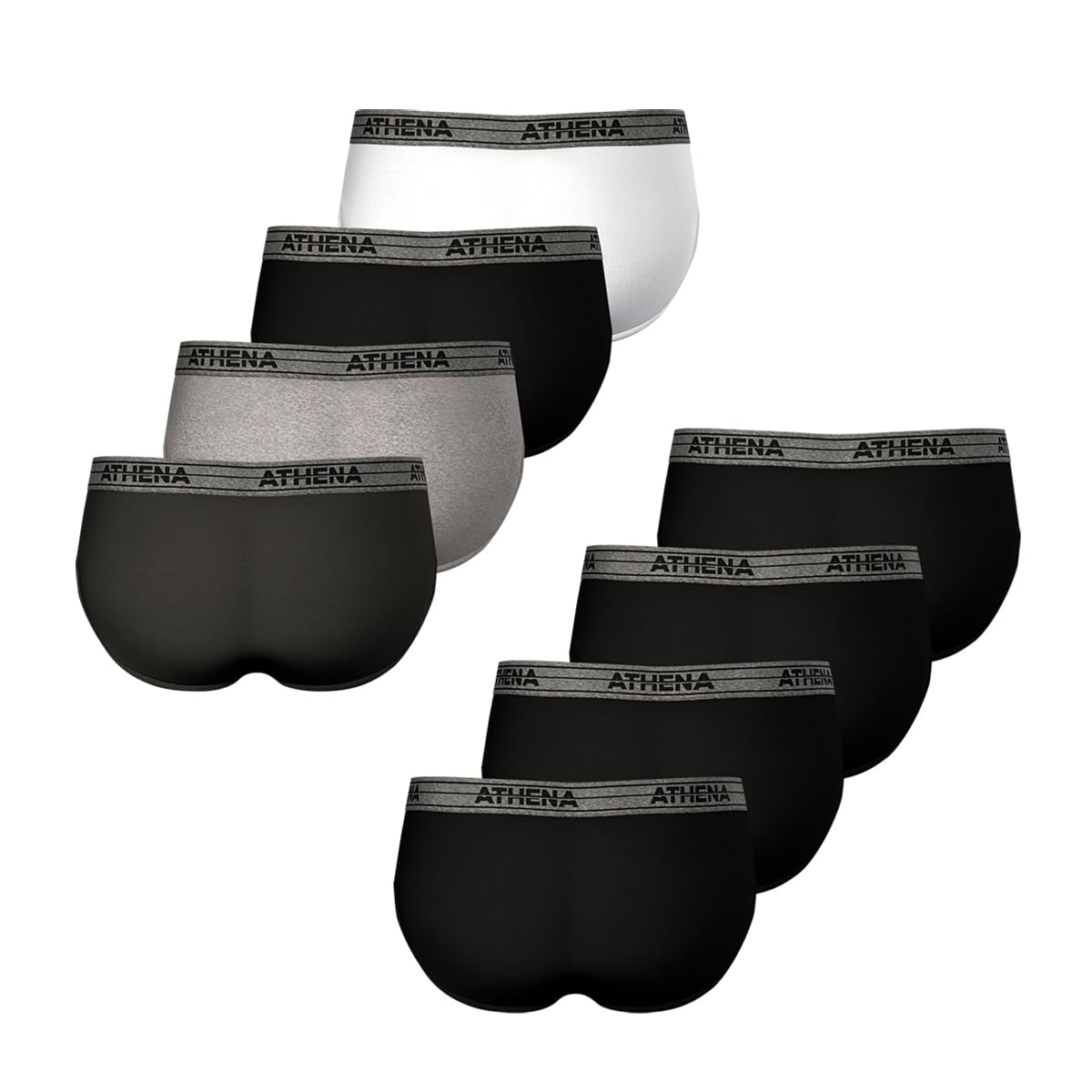 athena-ecopack-lot-de-8-slips-homme-coton-xxl image 2