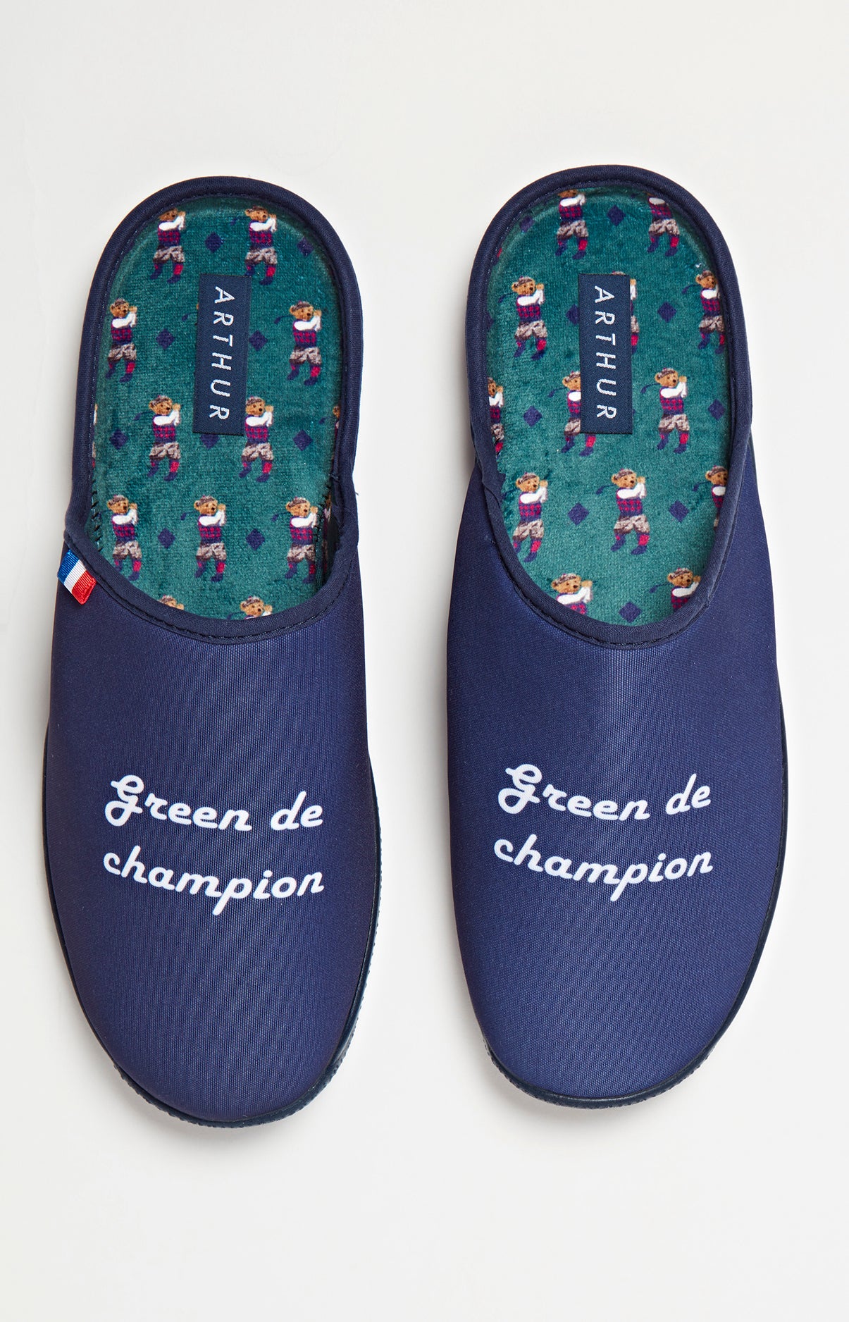 arthur-bob-green-de-champion-mules-homme-marine-42-43 image 2