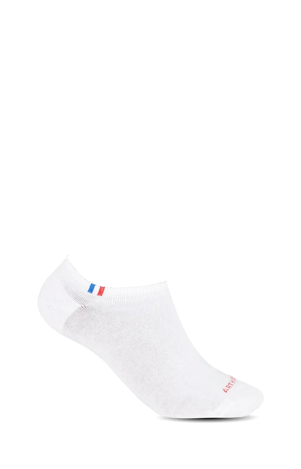 arthur-bob-chaussettes-invisibles-femme-blanc-lot-2-coton image 1