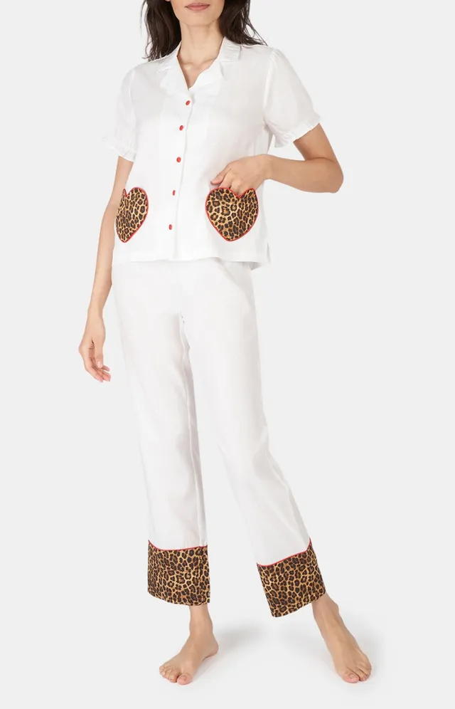 arthur-bob-satin-pyjama-coton-bio-femme-blanc image 1