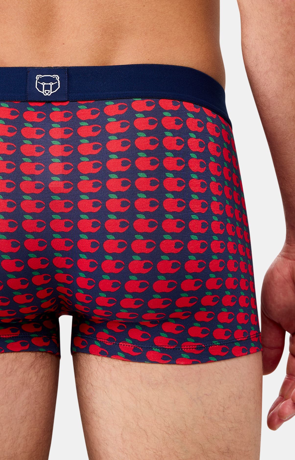 arthur-bob-pomme-d-amour-boxer-homme-marine-coton-bio image 6