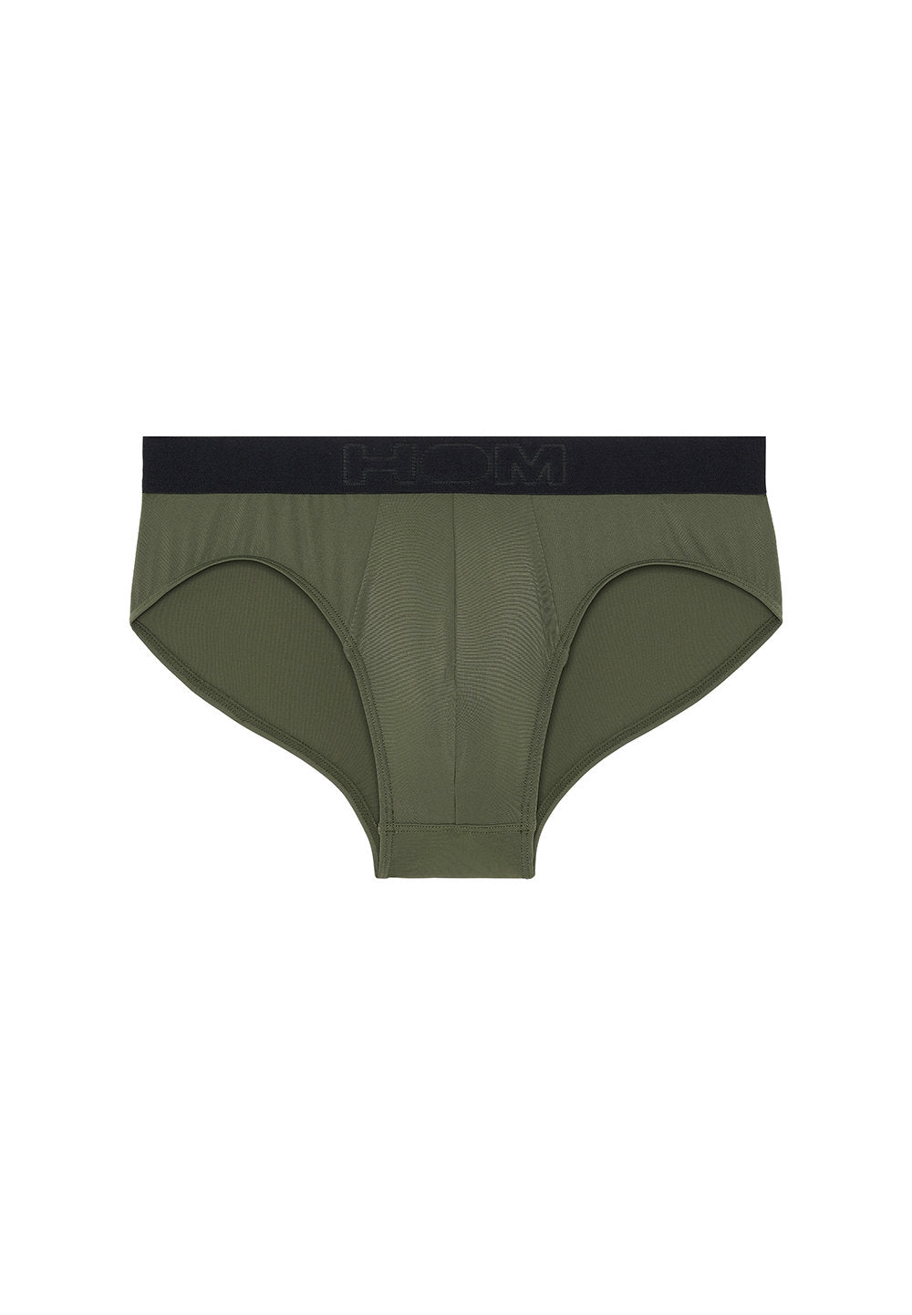 hom-supersoft-mini-slip-homme-kaki-microfibre-respirant image 1