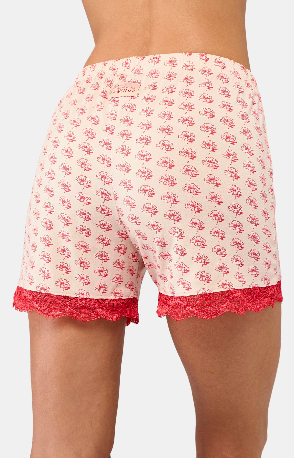 arthur-bob-fleur-safi-short-modal-rose-dentelle image 6