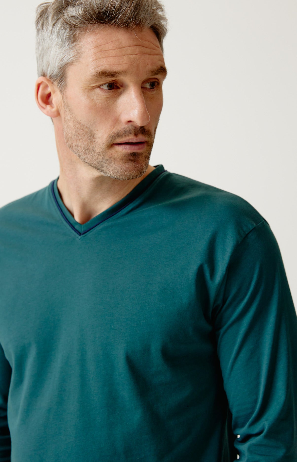 arthur-bob-noah-tradi-pyjama-homme-marine-coton-bio image 2
