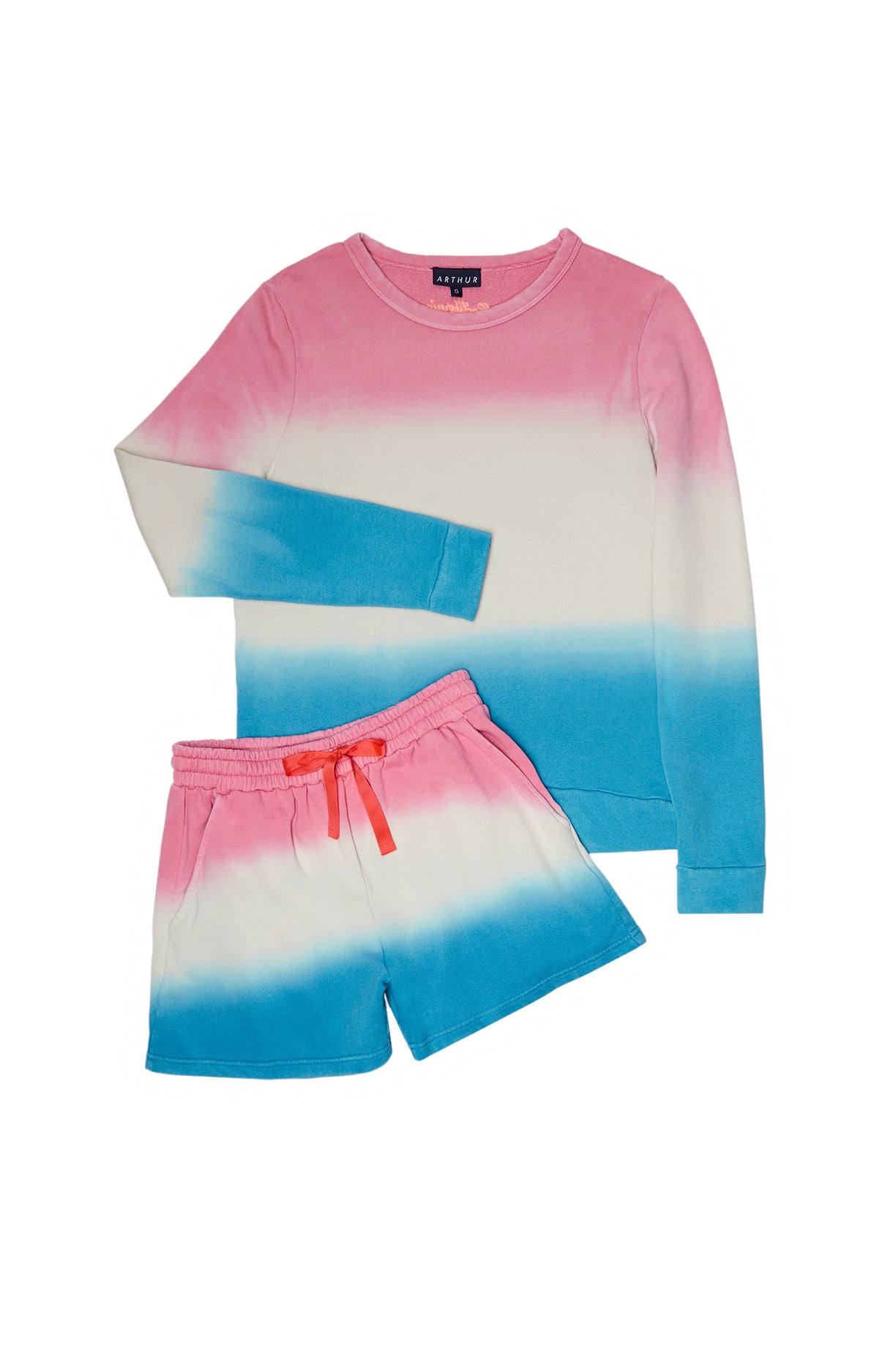 arthur-bob-tie-dye-ensemble-sweat-short-femme-coton image 3