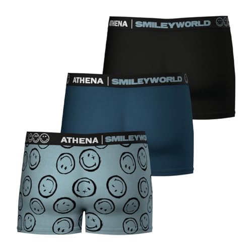 athena-graphic-lot-3-boxers-homme-smiley-taille-s image 8