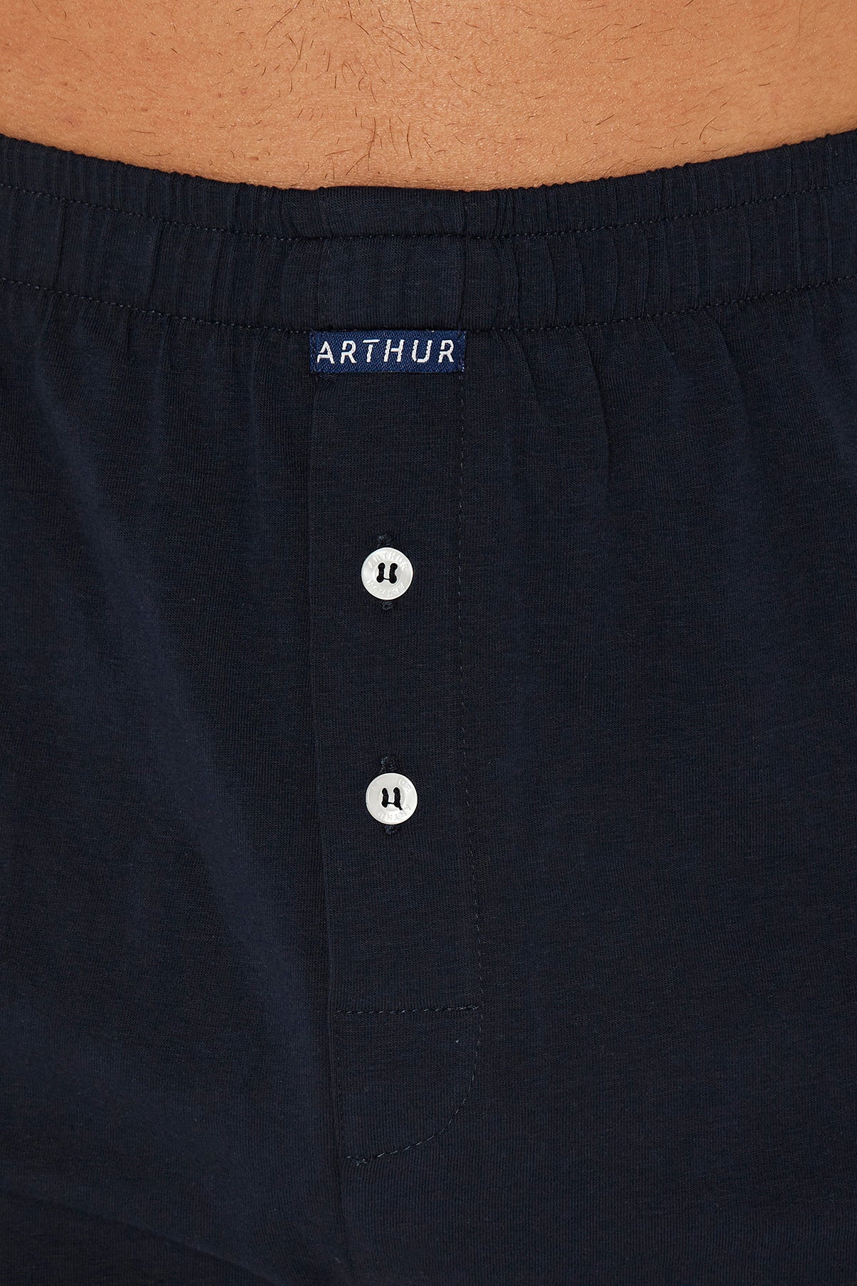 arthur-le-club-cale-on-de-nuit-uni-marine-homme-bio image 5