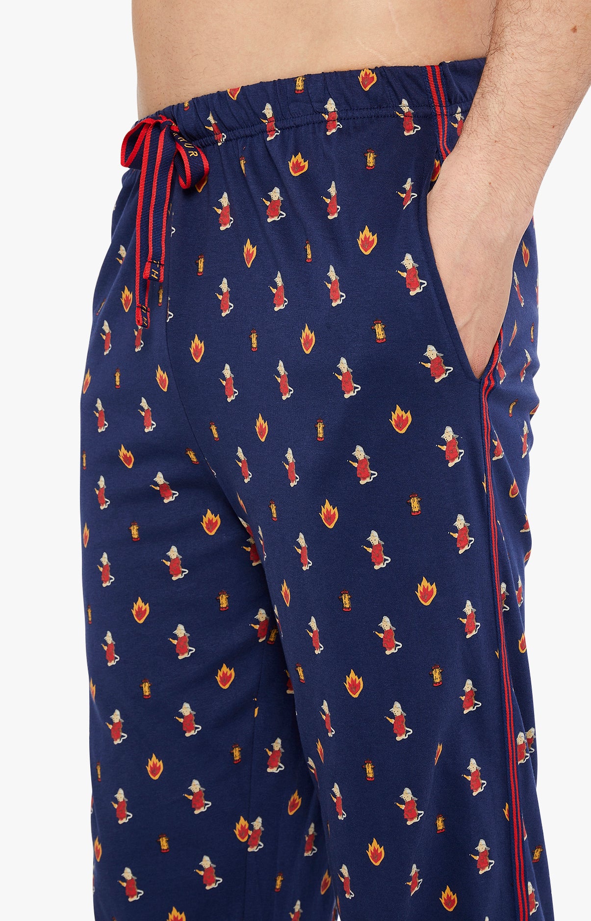arthur-bob-on-fire-pyjama-homme-marine-taille-l image 6