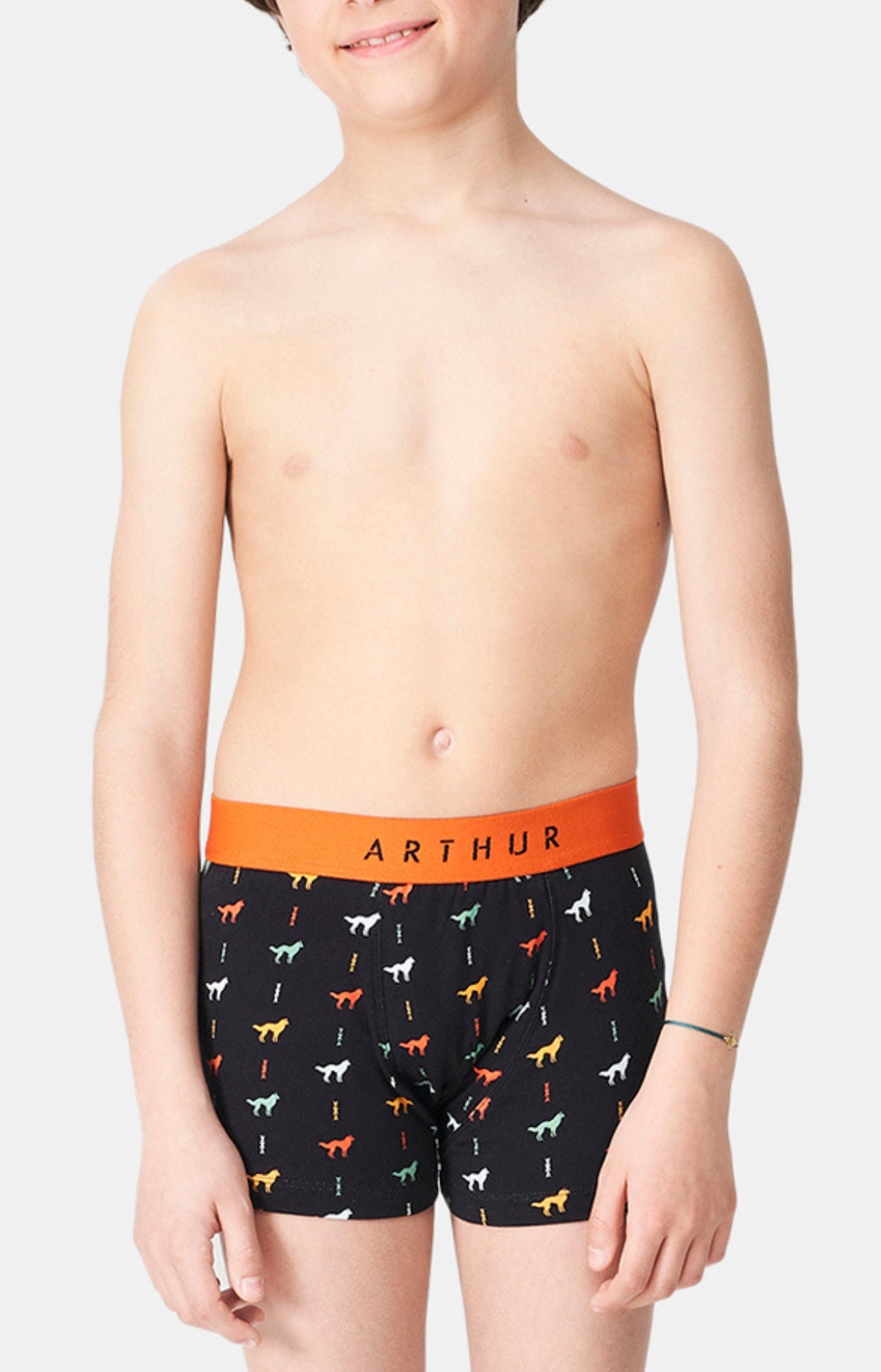 arthur-jeune-loup-boxer-enfant-noir-10-12-ans image 1