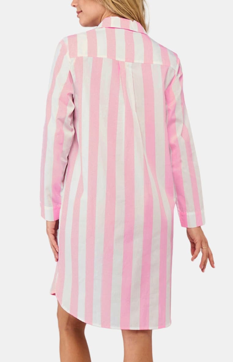 arthur-bob-liquette-rayure-louise-chemise-nuit-rose image 6