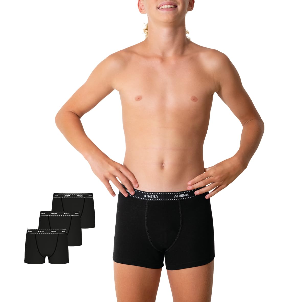 athena-my-petit-prix-lot-3-boxers-gar-on-coton-stretch image 4