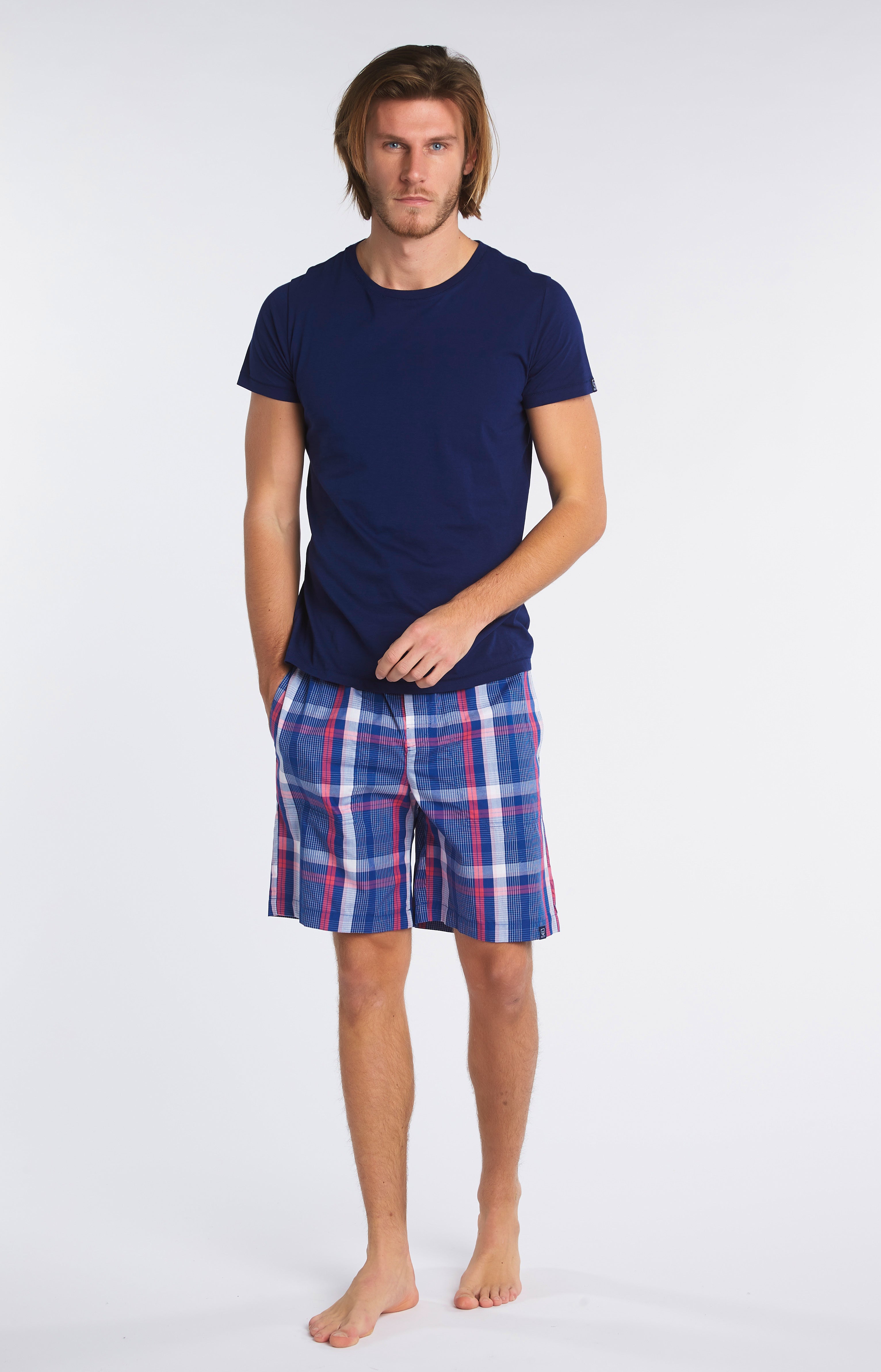 arthur-coton-pima-tee-shirt-homme-marine-manches-courtes image 1