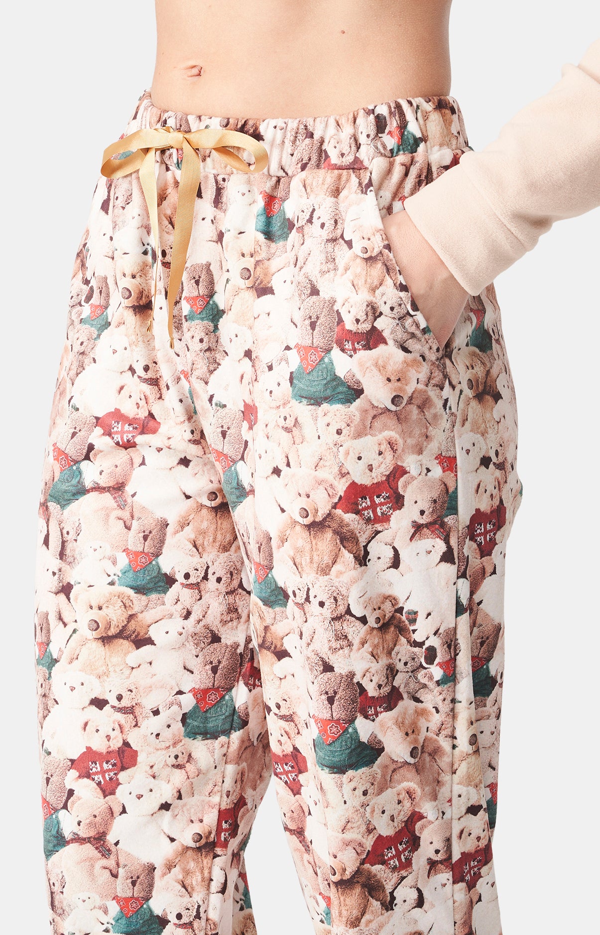 arthur-bob-teddy-bear-pyjama-femme-brun-polaire image 6