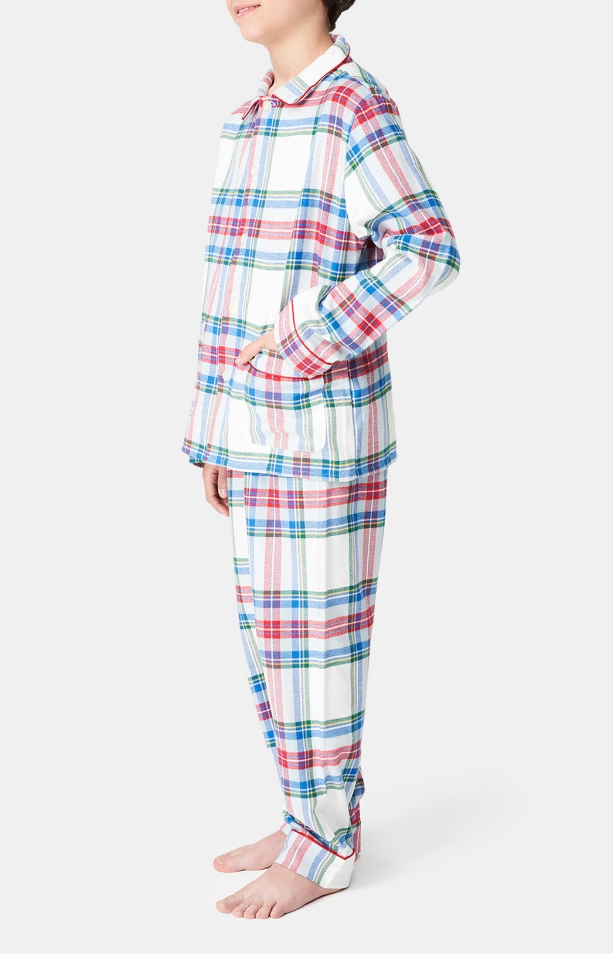 arthur-bob-pyjama-boutonn-enfant-logan-blanc image 5