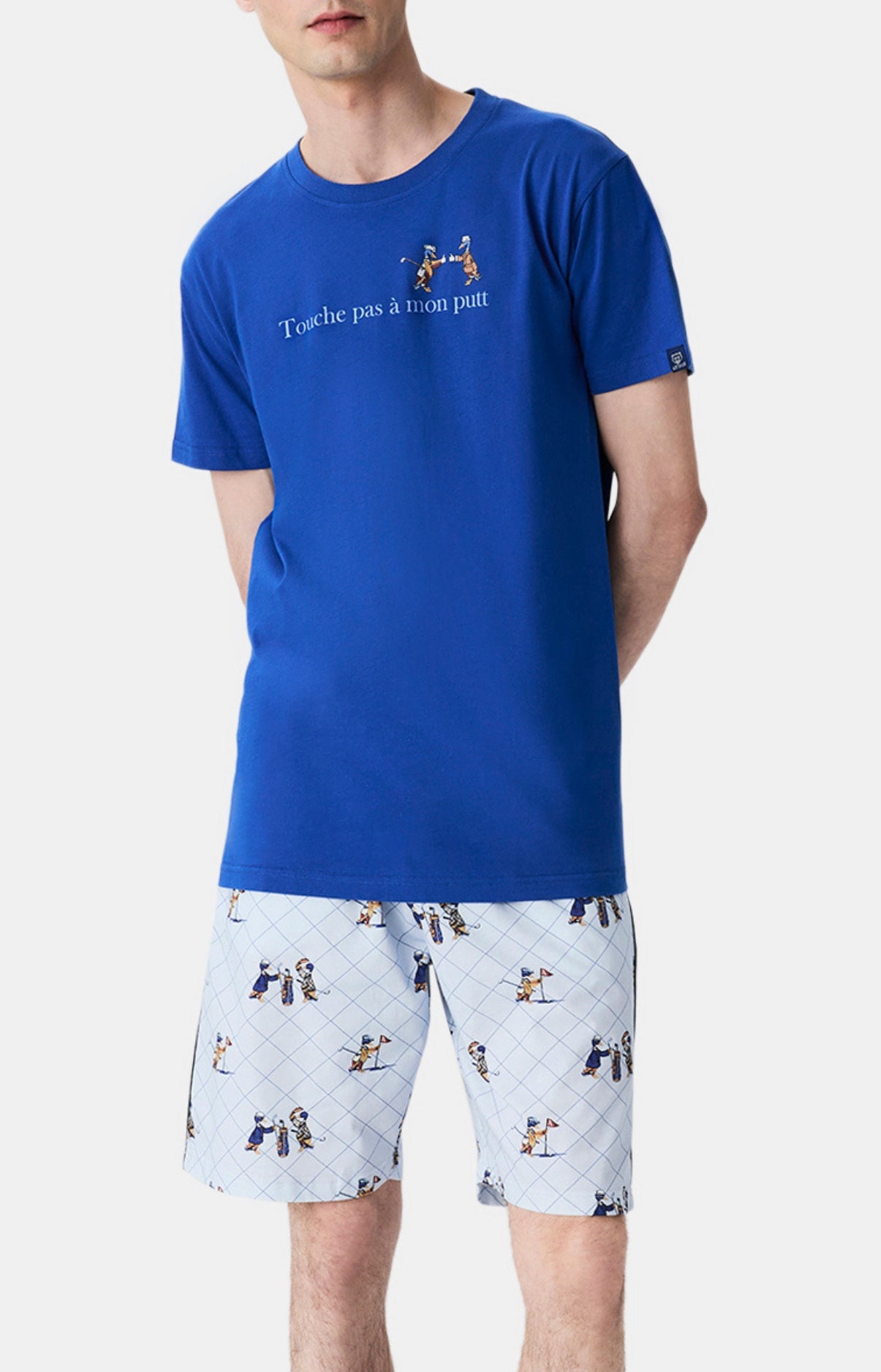 arthur-bob-pyjashort-touche-pas-mon-putt-bleu image 4