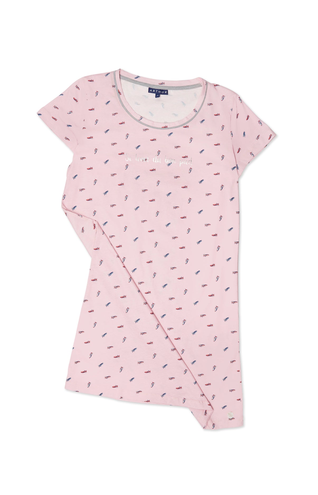 arthur-bob-sneakers-chemise-de-nuit-femme-rose image 3