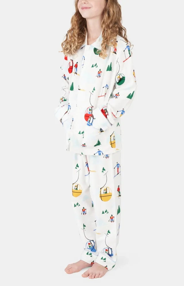 arthur-bob-mont-pyjama-enfant-boutonn-blanc image 1