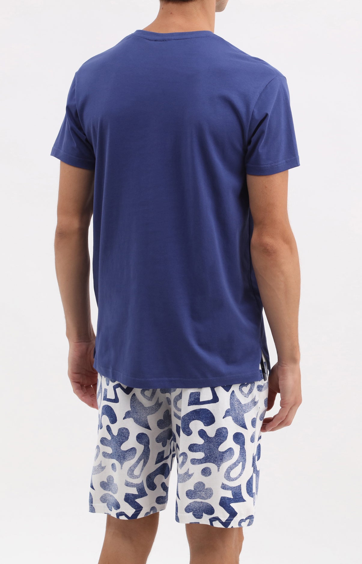 arthur-bob-matisse-pyjashort-homme-coton-marine-l image 4