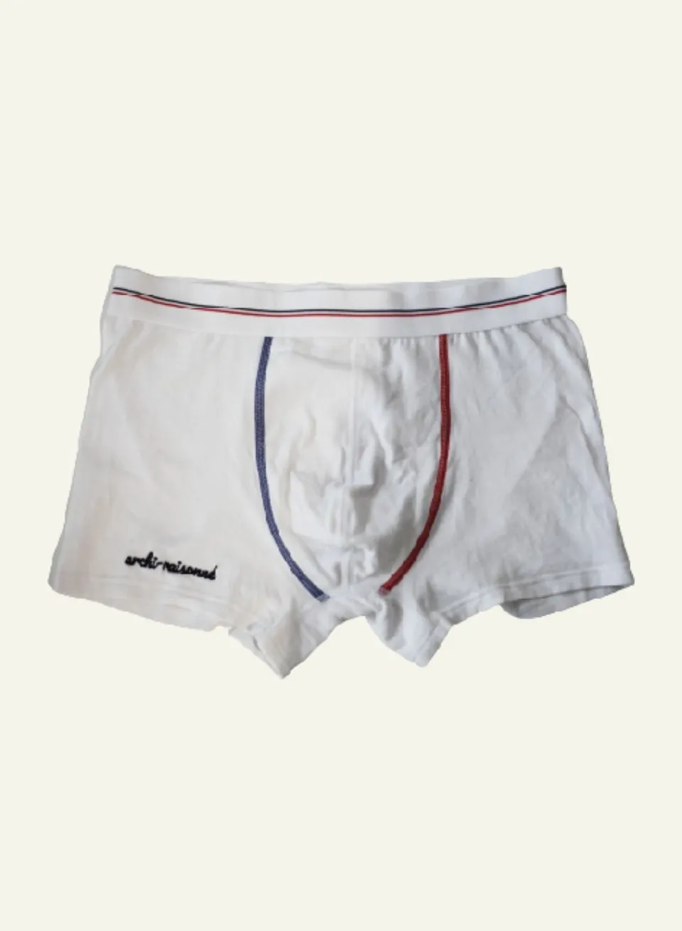 archiduchesse-recycl-e-boxer-raisonn-blanc-coton-bio image 1