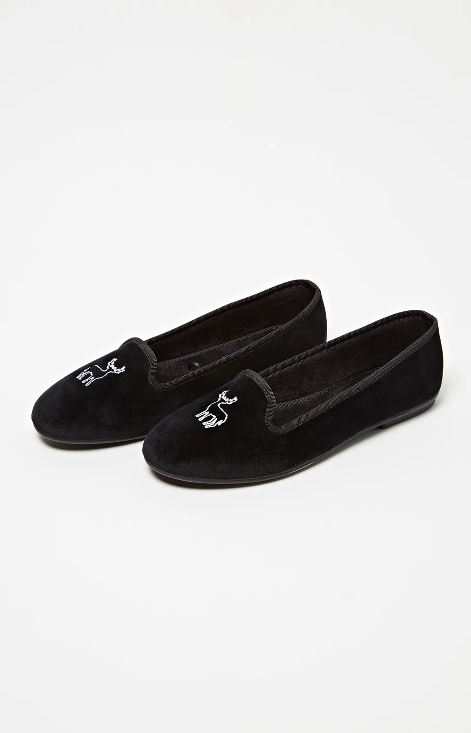 arthur-bob-ballerine-femme-noir-chaussons-confort image 1