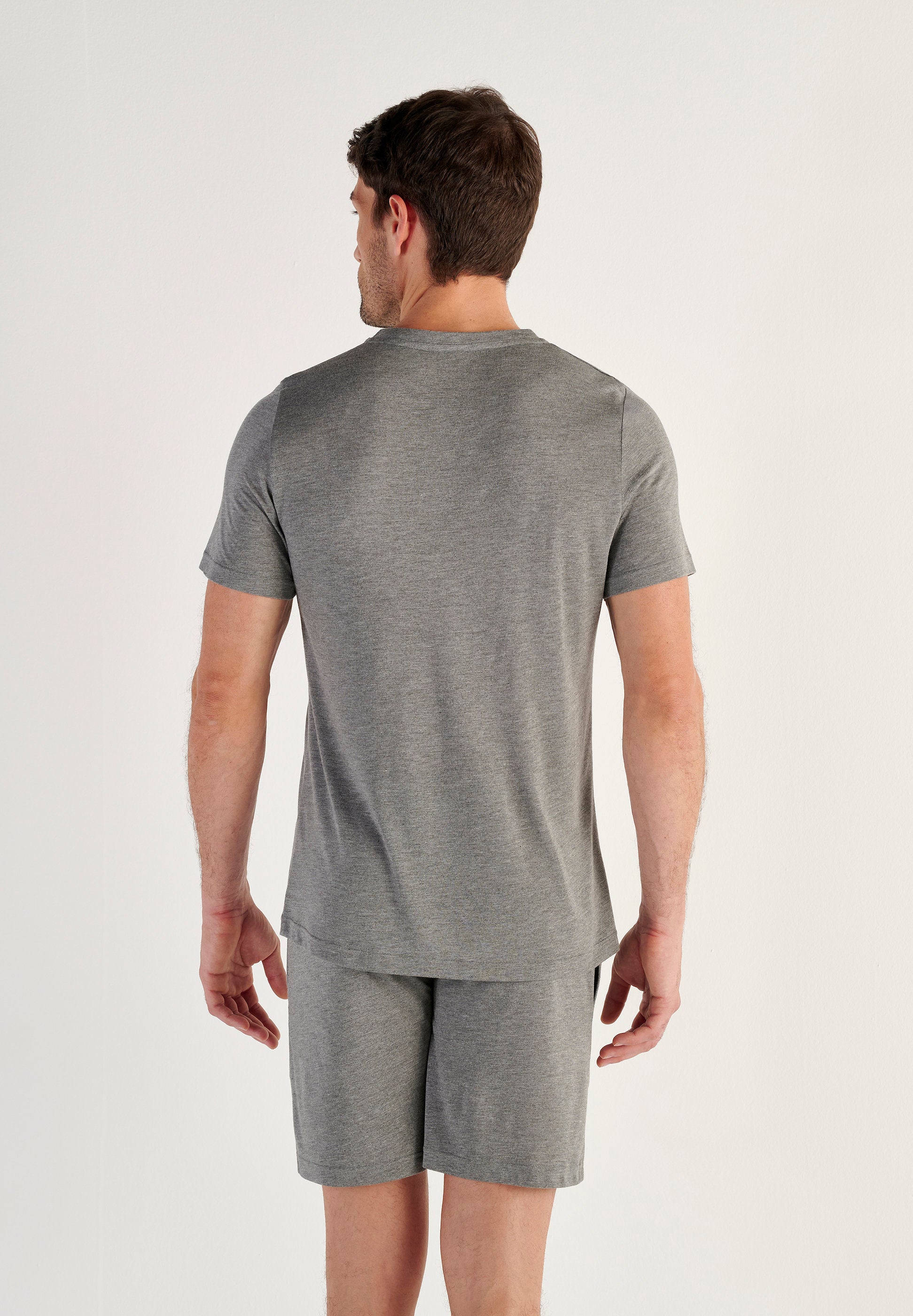 hom-cocooning-402184-t-shirt-col-v-gris-100-modal image 3