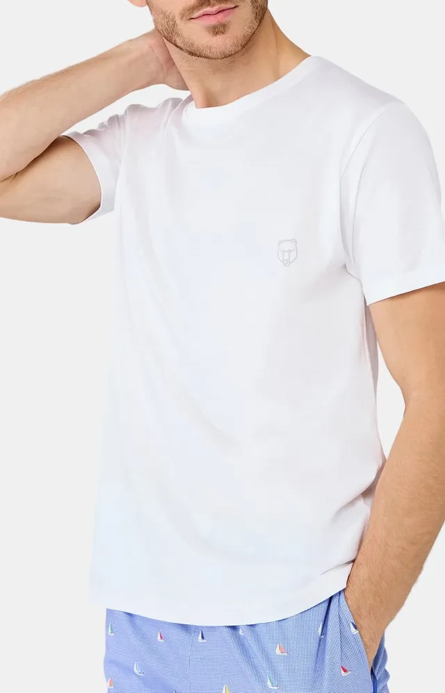 arthur-bob-tee-shirt-coton-l-ger-blanc-homme-m image 1