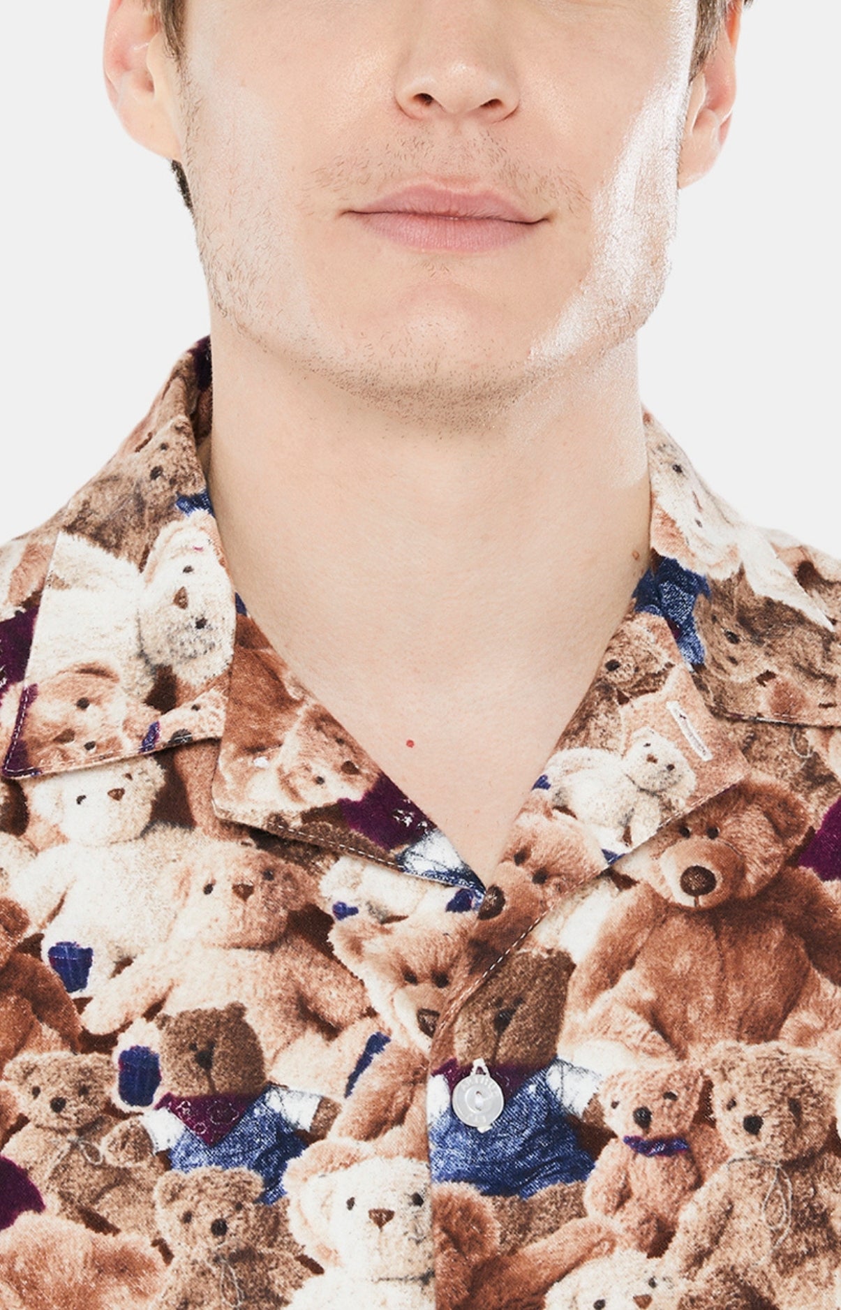 arthur-bob-teddy-pyjama-boutonn-coton-beige image 4