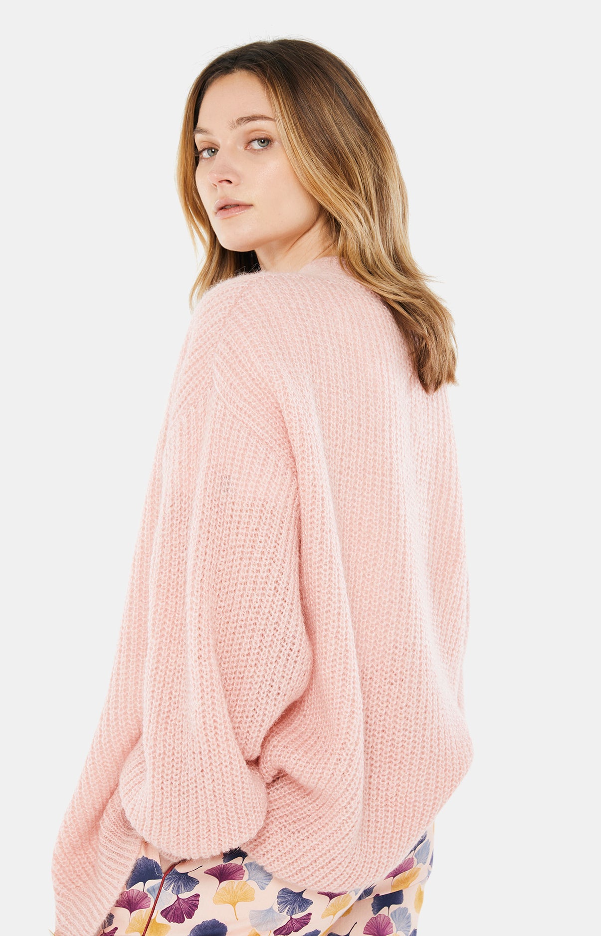 arthur-bob-mohair-gilet-femme-poudre-tu image 2