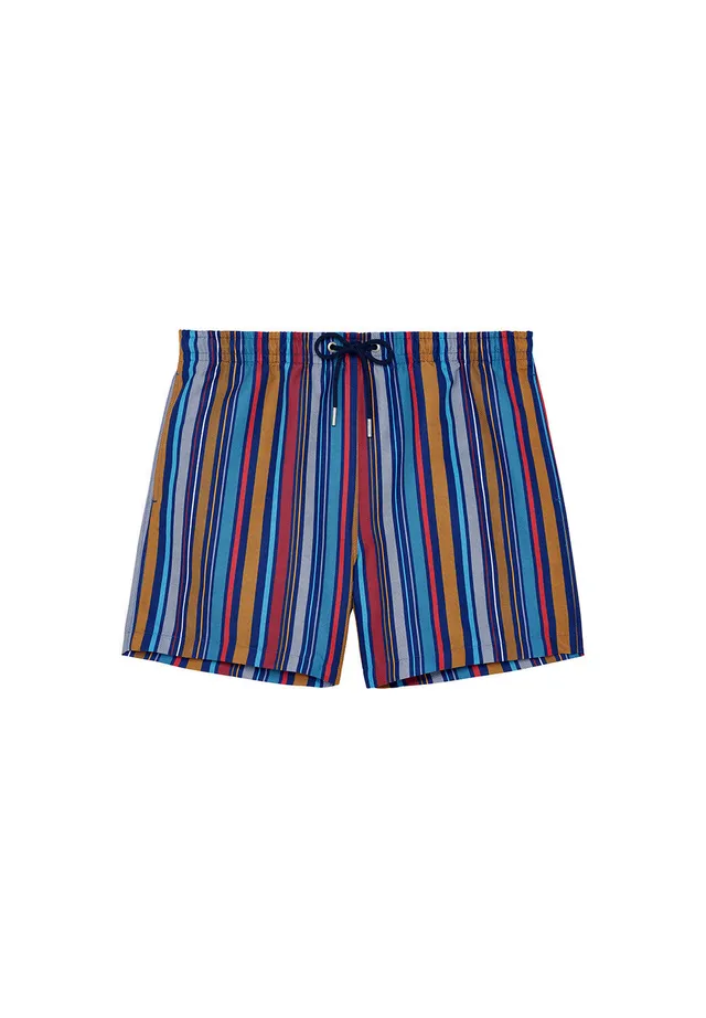hom-h-fresh-marni-short-de-bain-rayures-multicolore-polyester image 1