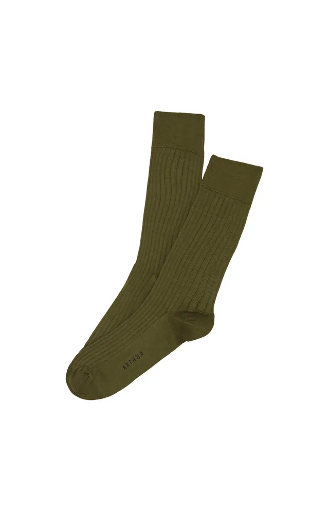 arthur-bob-kaki-chaussettes-homme-fil-d-cosse-42-45 image 1