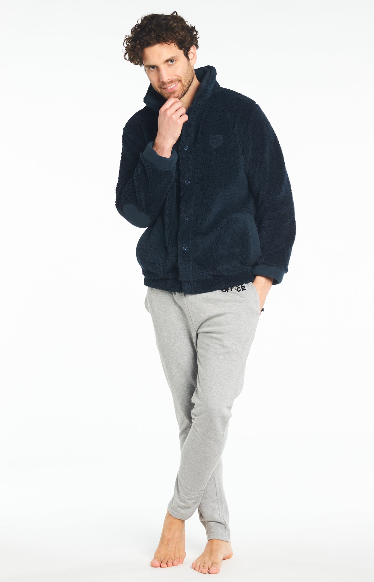arthur-bob-ours-veste-polaire-homme-nuit-double-face image 4