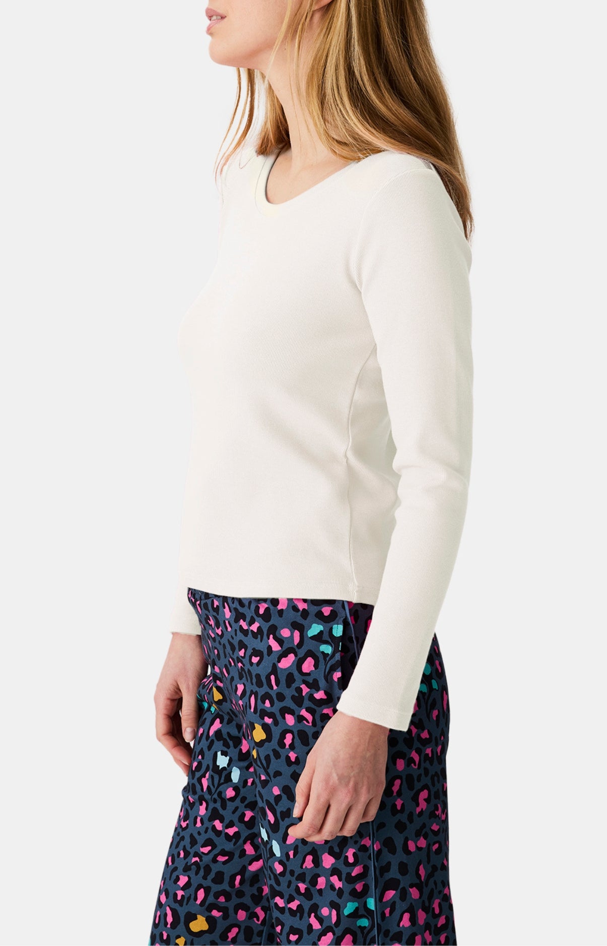 arthur-bob-tee-shirt-manches-longues-cr-me-ivoire-femme image 4