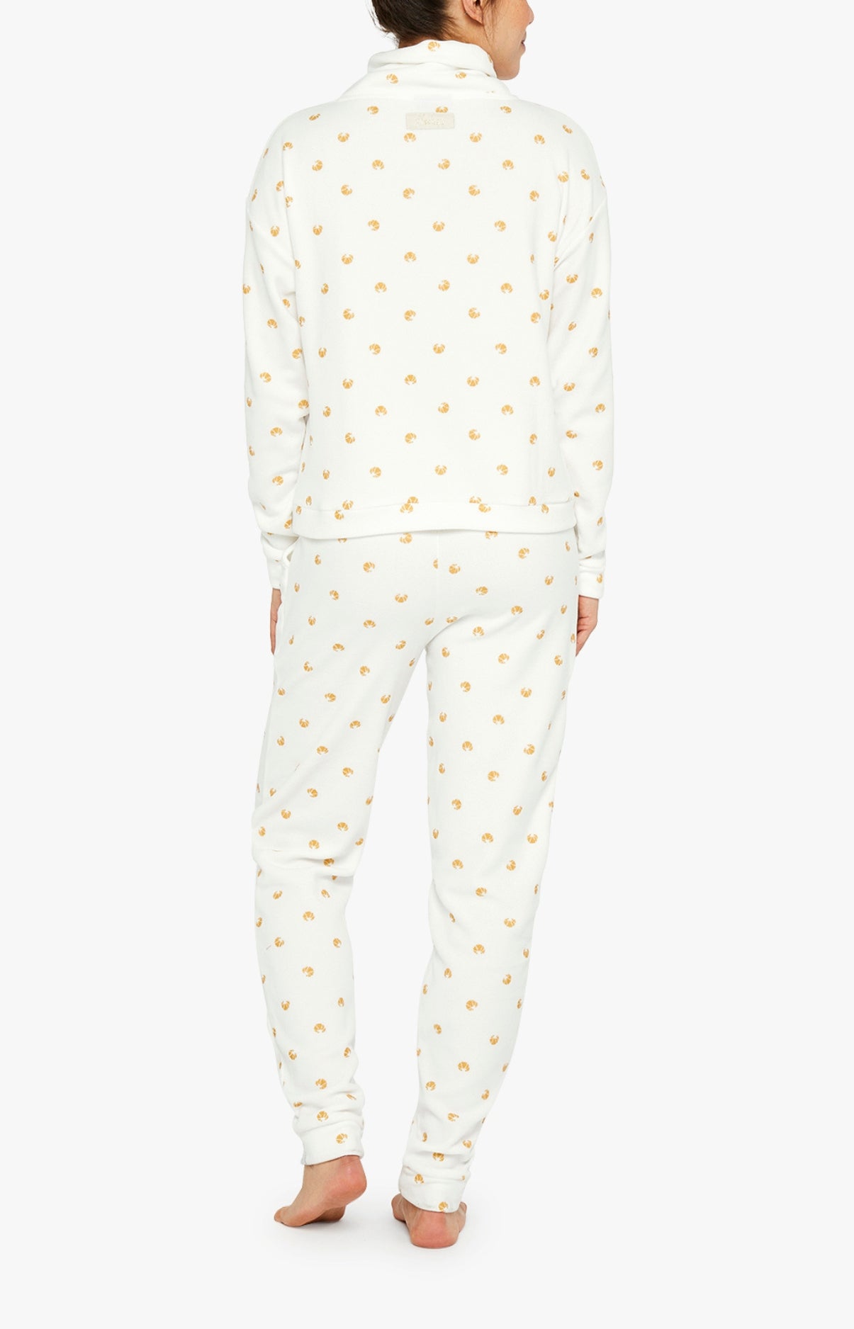arthur-bob-pyjama-croissant-ivoire-polaire-femme image 6