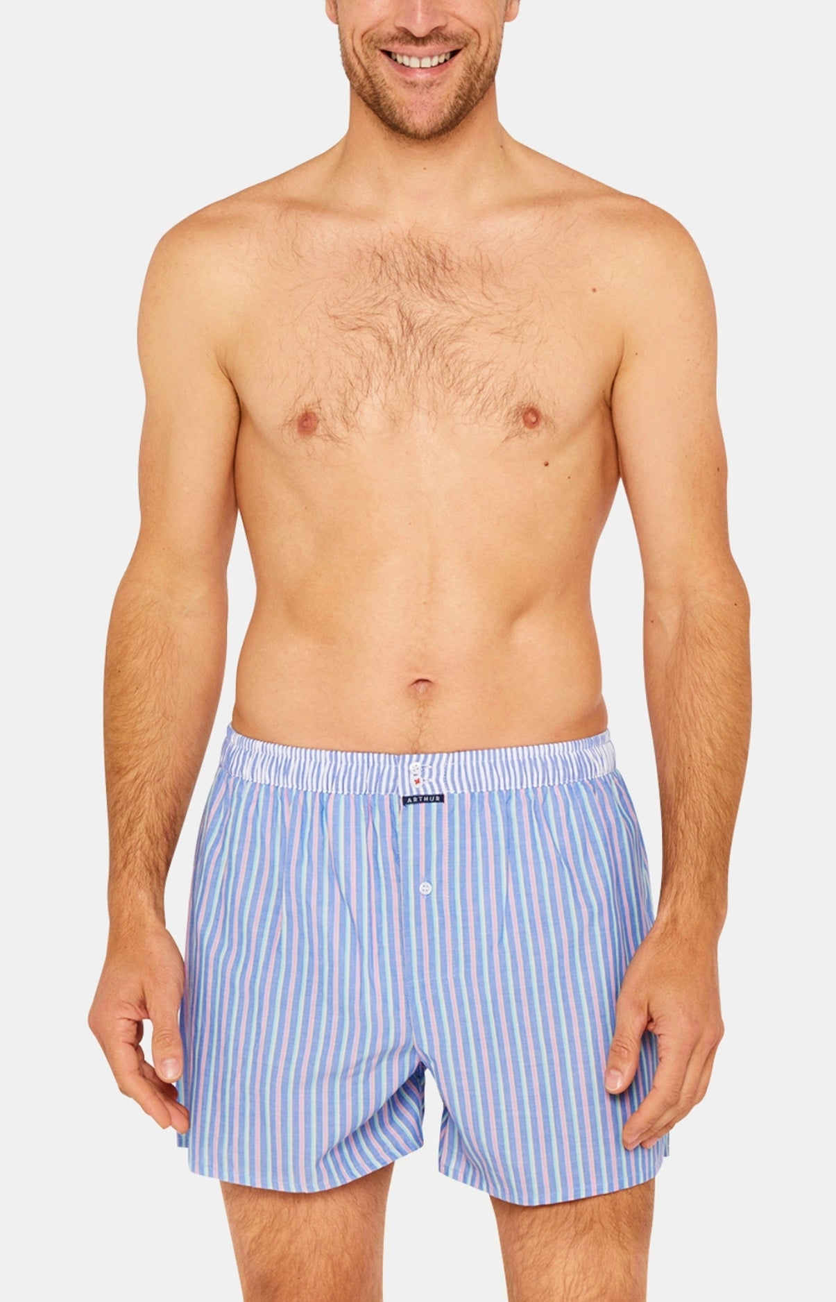 arthur-le-club-n-1024-cale-on-homme-multicolore-coton-bio image 2