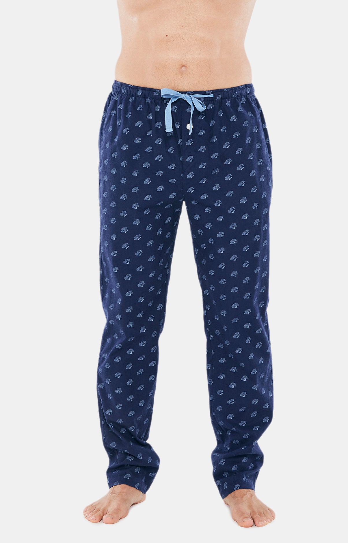 arthur-2cv-pyjama-homme-marine-coton-pilou-chemise-boutonn-e image 4