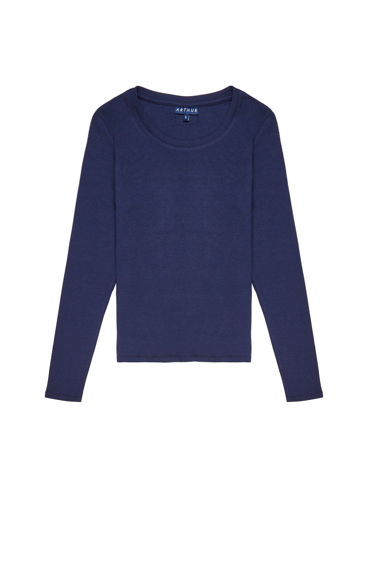 arthur-bob-tee-shirt-manches-longues-marine-femme image 3