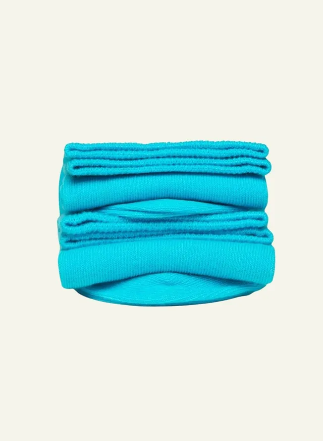 archiduchesse-de-ville-bleu-turquoise-chaussettes-coton image 1