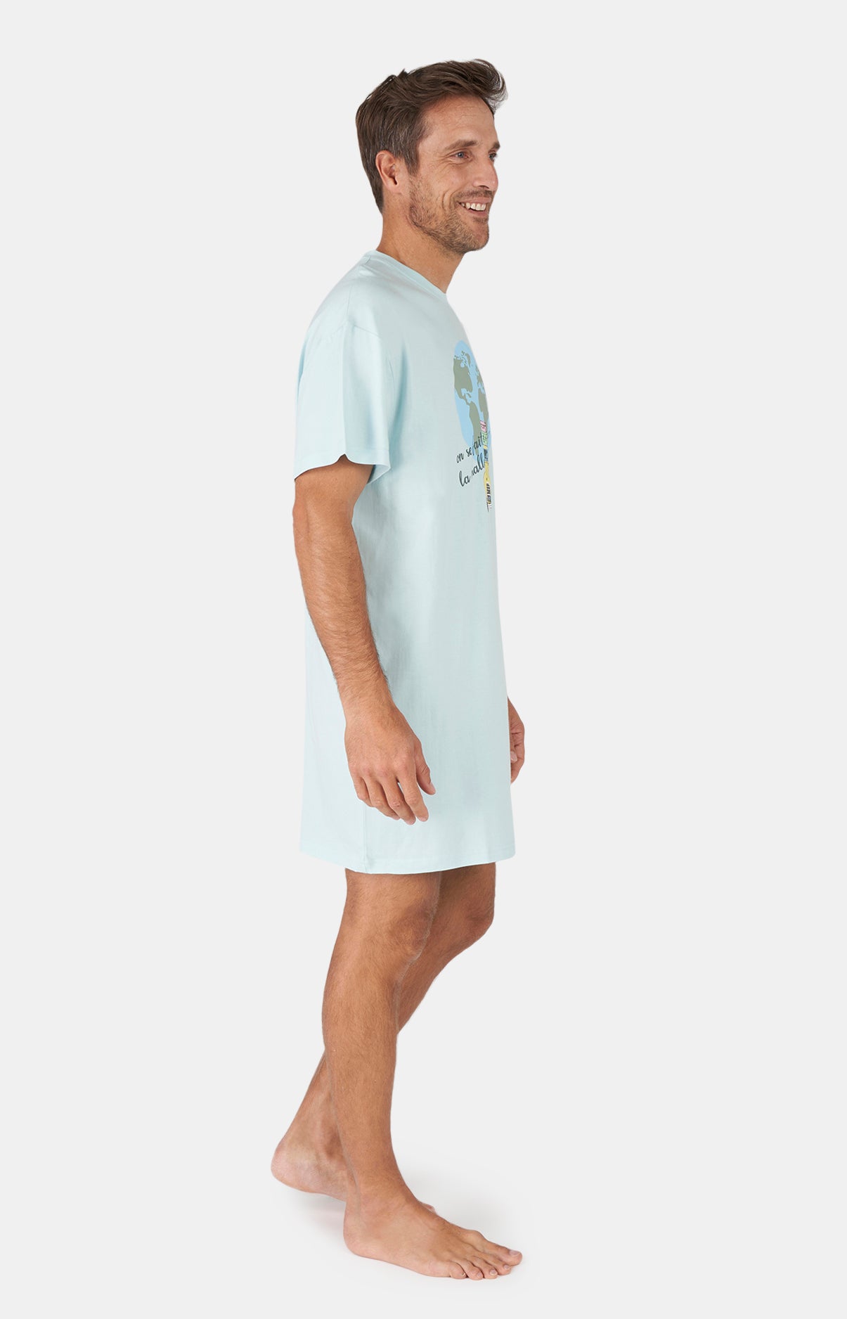 arthur-bob-2cv-maxi-tee-shirt-nuit-lagon-coton-bio image 4