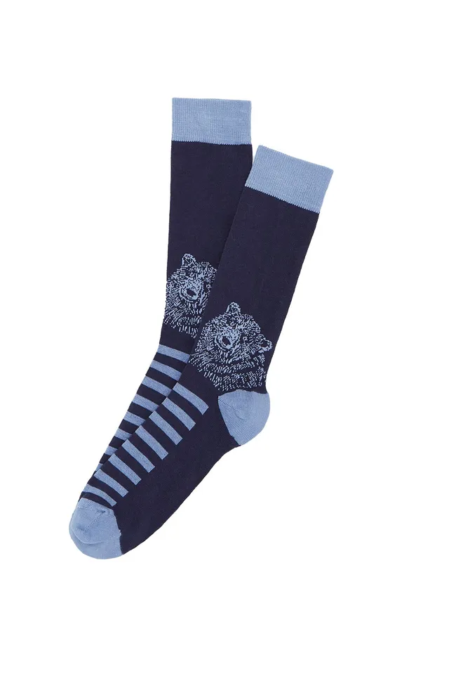 arthur-bob-chaussettes-ours-marine-40-46 image 1