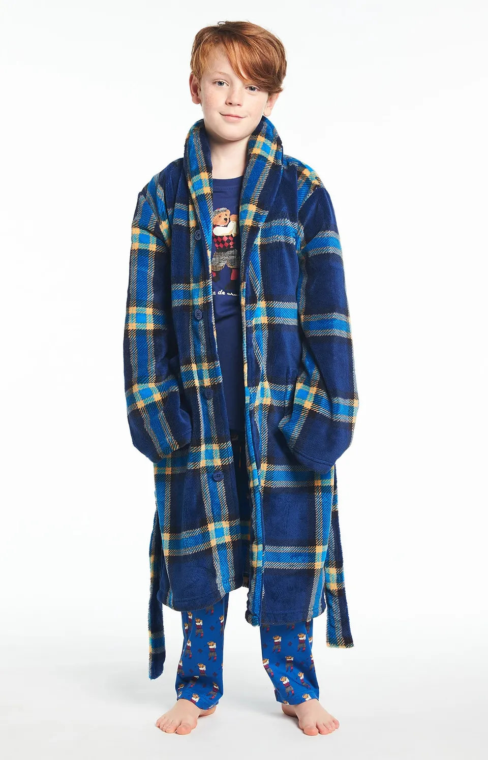 arthur-bob-robe-de-chambre-soir-e-nuit-tartan-gar-on image 1
