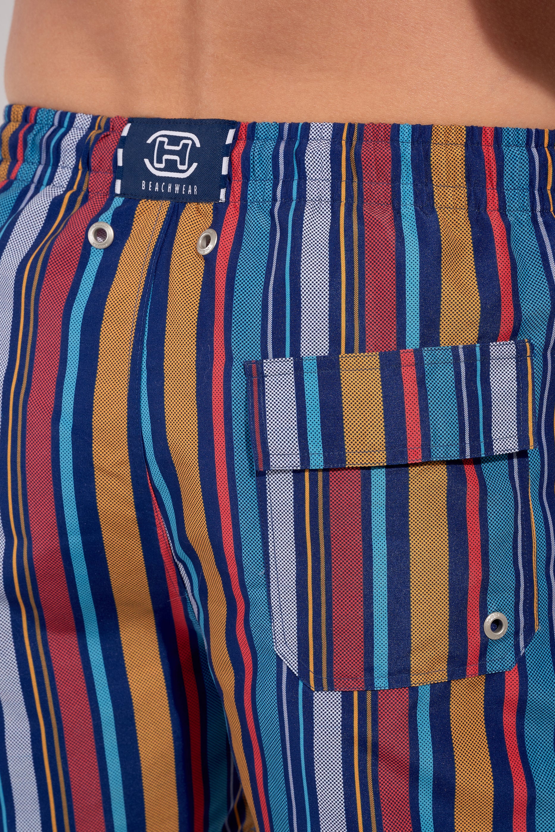 hom-h-fresh-marni-short-de-bain-rayures-multicolore-polyester image 7